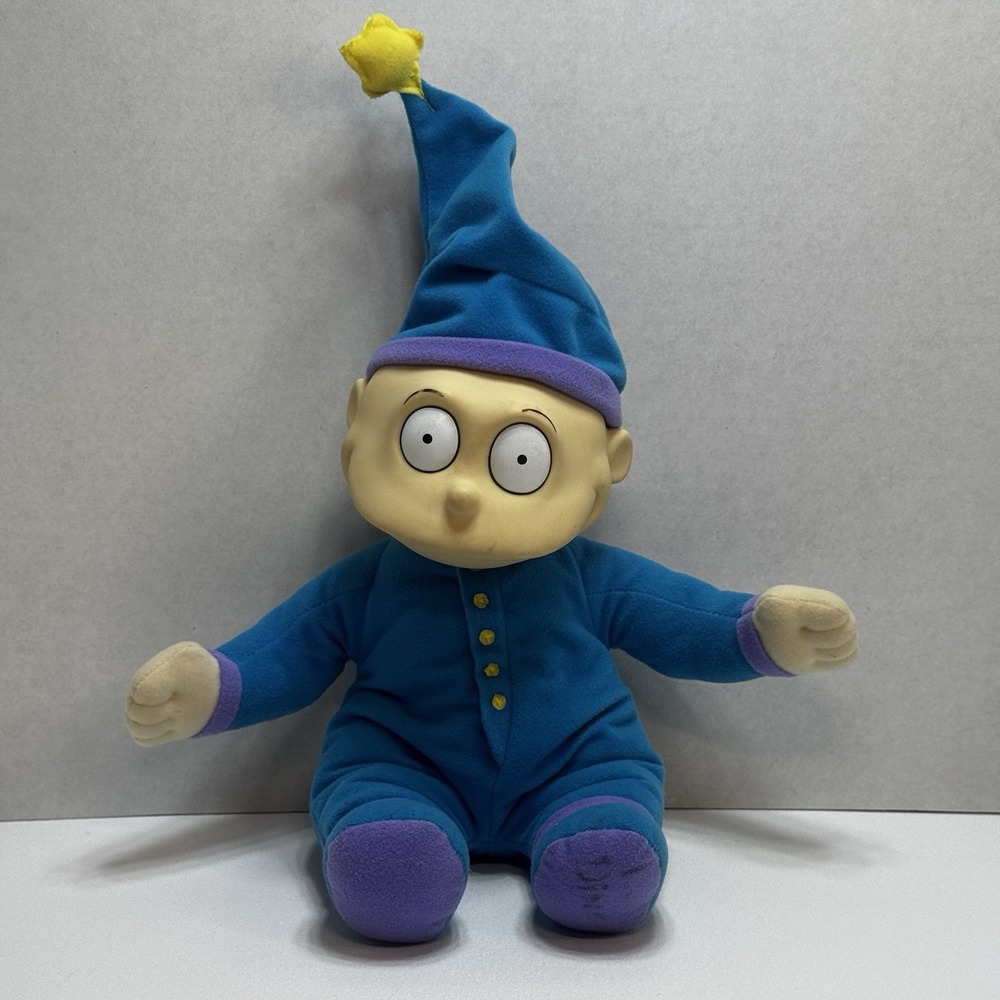 Mattel 1997 Rugrats Tommy Pickles in Pajamas Plush Doll Nickelodeon 12" See Pics